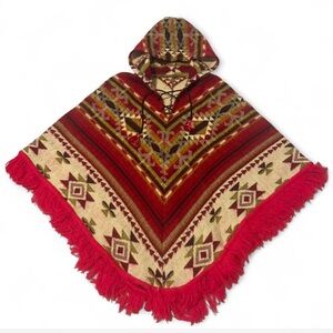 Inti roots hooded poncho